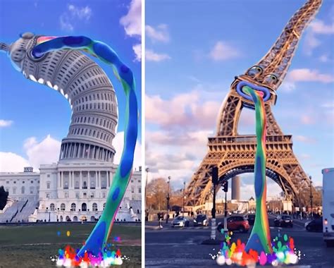 Bring word-famous landmarks to life with Snapchat's AR feature ...