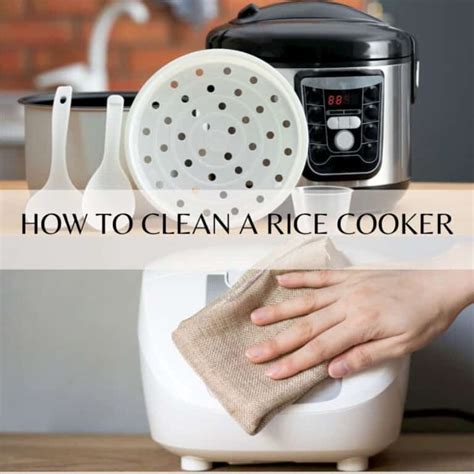 How To Clean A Rice Cooker - Sassy Chopsticks