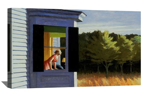 Edward Hopper Painting Art Print Cape Cod Morning Canvas Art Framed ...