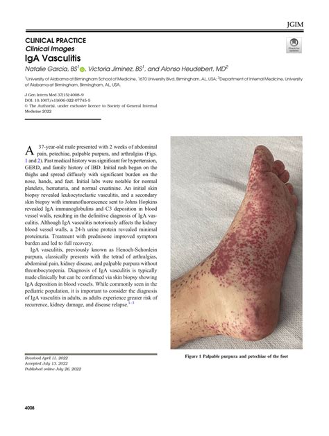 (PDF) IgA Vasculitis