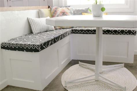 How to Build a Banquette Seat With Built-in Storage | HGTV | Bench ...