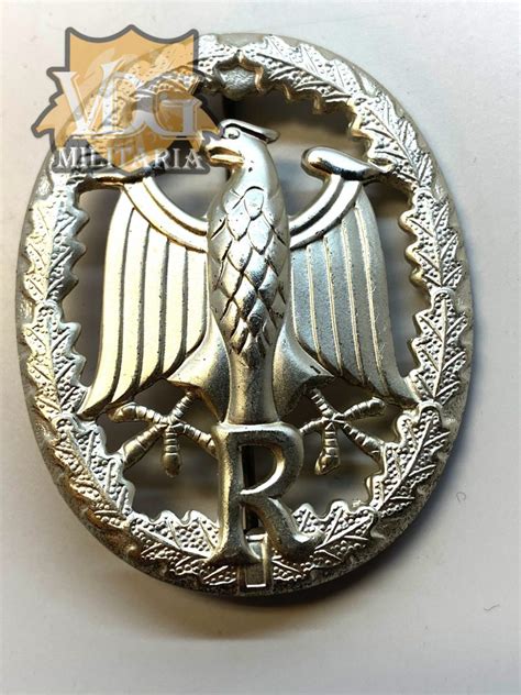 German Armed Forces Bundeswehr Proficiency Badge in Silver for ...