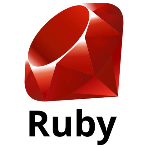 Ruby original wordmark logo - Social media & Logos Icons