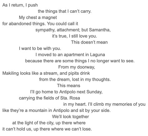 Antipolo is still in Antipolo (and four other poems) - Alchemy