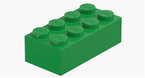 Lego brick 2x4 earth model - TurboSquid 1409487