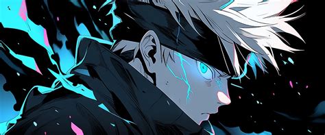 3840x1600 Resolution Satoru Gojo Acid Blue Eyes Jujutsu Kaisen ...