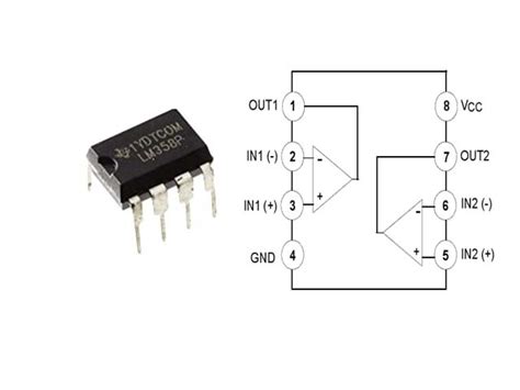 LM358 dual amplificateur operationnel – MicroCell