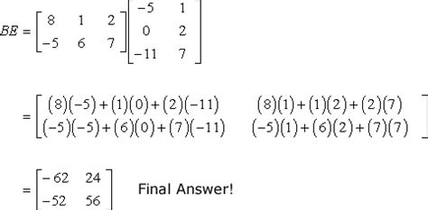 Matrix Multiplication | ChiliMath