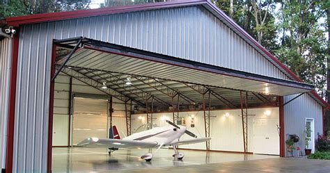 Kier Steel Airplane Hangar - Worldwide Steel Buildings