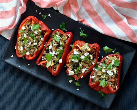 Recipe: Brown Rice Stuffed Capsicum