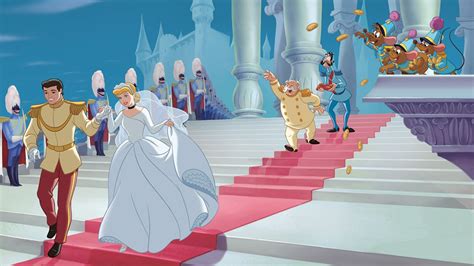 Wedding On Princess Cinderella And Prince Charming Cartoon Walt Disney ...