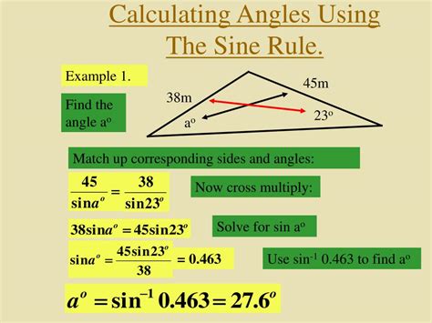 PPT - The Sine Rule. PowerPoint Presentation, free download - ID:5357763