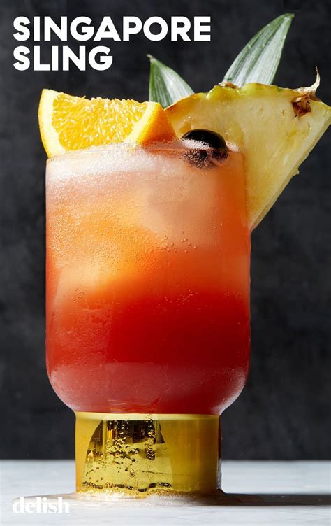 Singapore sling cocktail – Artofit