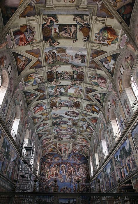 Sistine Chapel Michelangelo Self Portrait