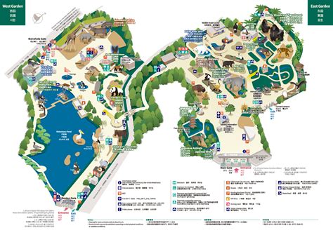 Zoo Map | Ueno Zoological Park