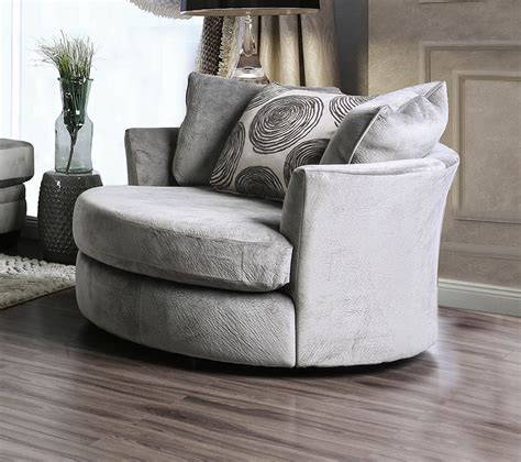 Large Round Swivel Lounge Chair - Councilnet