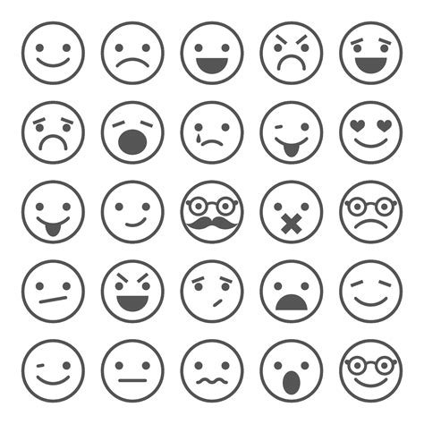 Free Emotions Clipart Black And White, Download Free Emotions Clipart ...