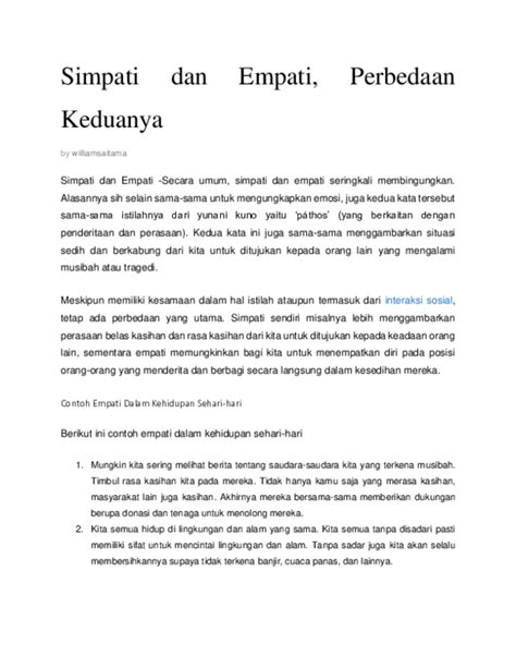 (DOC) Simpati dan Empati | arlianiza arif - Academia.edu