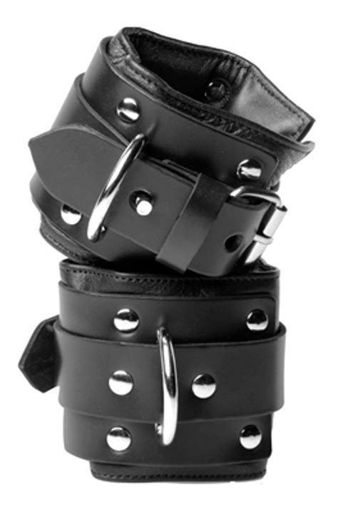 Master Series Deluxe Locking Wide Padded Cuffs - Dallas Novelty