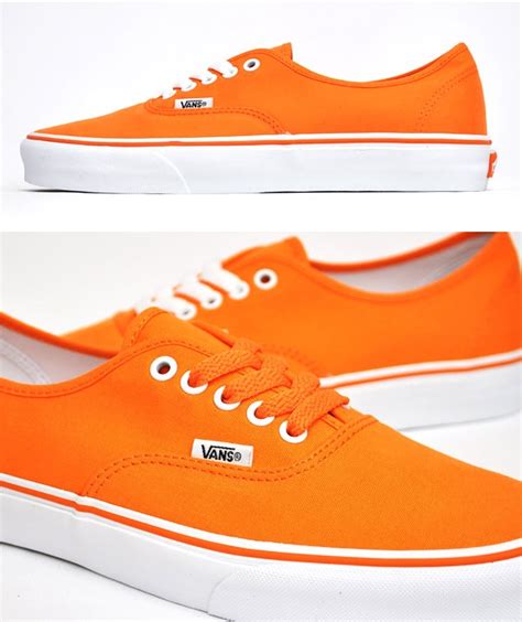 orange vans love them | Orange vans, Orange shoes, Vans