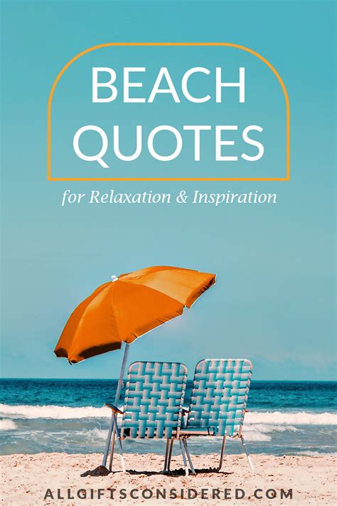 101 Best Beach Quotes for Relaxation & Inspiration » All Gifts Considered