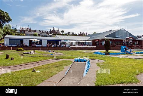 Shops and cafe in the main street of Brodick Isle of Arran North ...