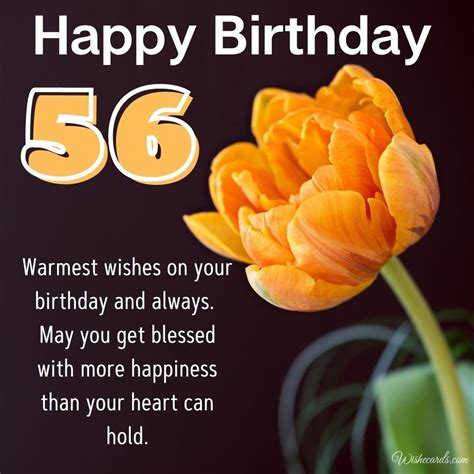 Happy 56th Birthday Images and Funny Cards with Quotes