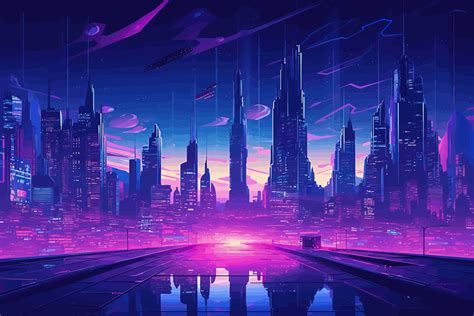 Cyberpunk City Street. Sci-fi Wallpaper. Grafik Von saydurf · Creative ...