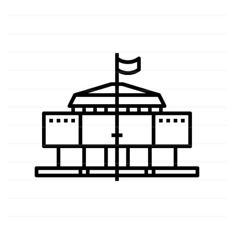 Lobamba – Eswatini/Swaziland: Parliament Building (outline) - Landicons