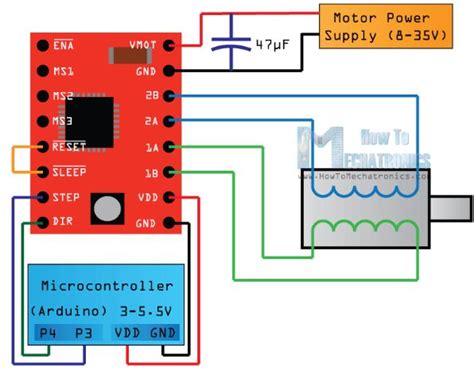 Stepper Motor, A4988, Potentiometer Speed Control - Motors, Mechanics ...