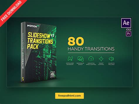 Slideshow Transitions Pack – Free After Effects Templates by ...