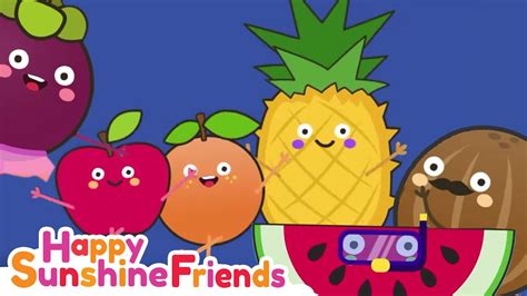 Happy dancing fruits | Educational video for kids - YouTube