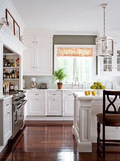 White Kitchen Cabinets With Cherry Wood Floors – Things In The Kitchen