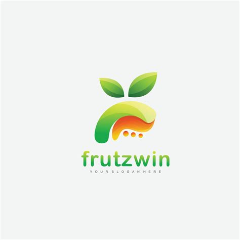 mango design icon logo gradient illustration 16701416 Vector Art at ...