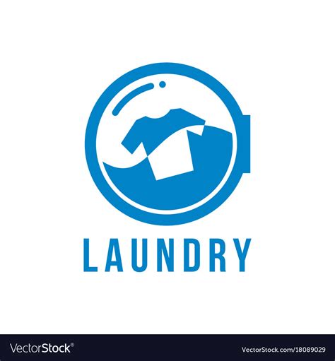 Laundry logo Royalty Free Vector Image - VectorStock