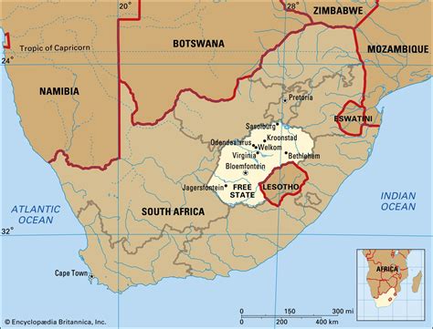 Free State | South African Province, History, Geography | Britannica