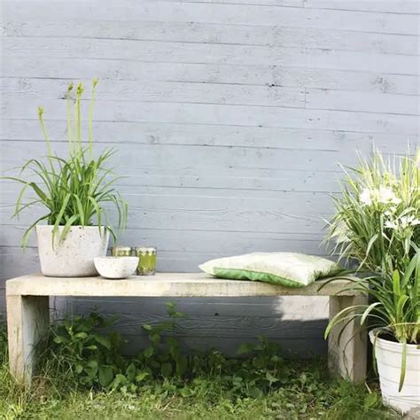 Durable Concrete Garden Bench in 9 Practical Steps – DIY projects for ...