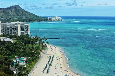 Waikiki Beach Aerial View Photograph by Jhorrocks - Fine Art America