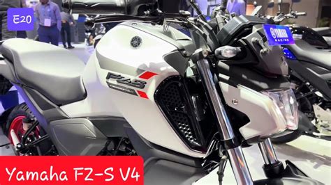 All New 2024 Yamaha Fz-s V4 Matt White Colour ( 2 New Colours ...