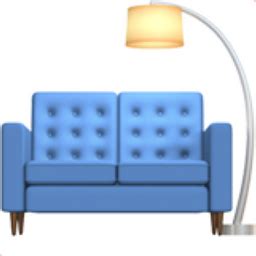 Couch and Lamp Emoji (U+1F6CB)