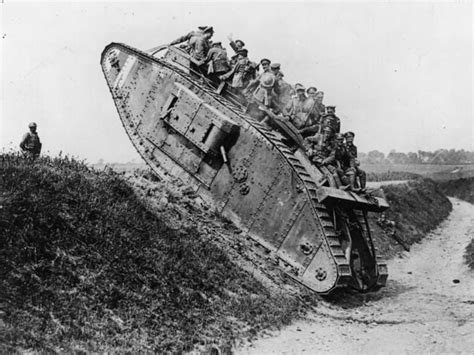 Mark I tank in First World War was brutal and slow