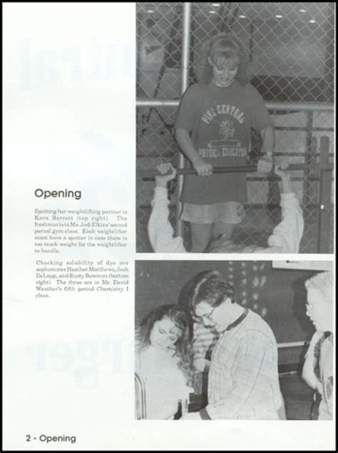 Explore 1996 Pike Central High School Yearbook, Petersburg IN - Classmates