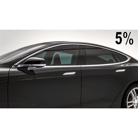 PREMIUM 5% LIMO CHARCOAL DYED POLYESTER CAR WINDOW TINT FILM