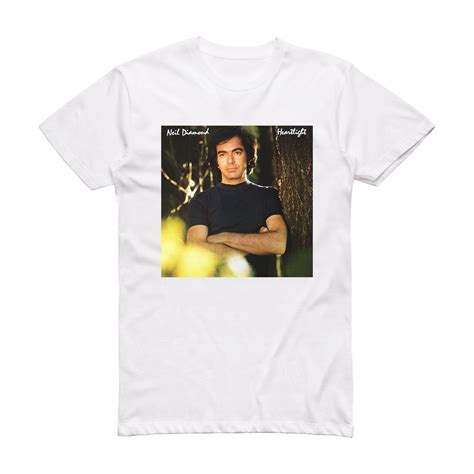 Neil Diamond Heartlight Album Cover T-Shirt White – ALBUM COVER T-SHIRTS