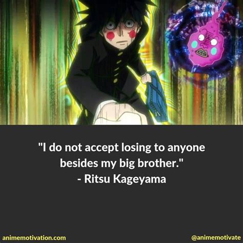 Ritsu Mob Psycho 100 quotes | Psycho quotes, Mob psycho, Mob psycho 100