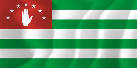 Abkhazia National Flag Waving Background Illustration 4712001 Vector ...