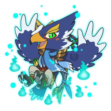 Legend of Zelda Breath of the Wild art > Rito Champion Revali > Revali ...