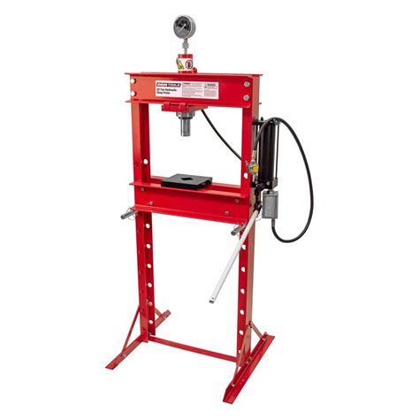 OEM Tools® 24812 - 20 Ton Air Hydraulic Shop Press with Gauge - TOOLSiD.com