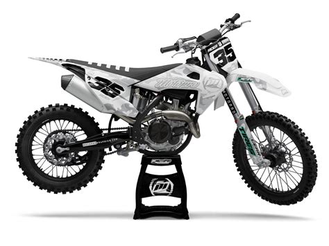 Custom Husqvarna Dirt Bike Cognito White Graphics - FREE SHIPPING ...