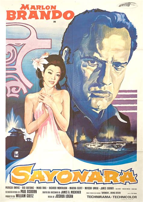 Sayonara Original R1960s Italian Due Fogli Movie Poster - Posteritati ...